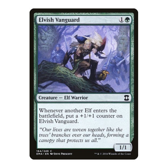 Elvish Vanguard (EMA) #164 Common (Lightly Played) Eternal Masters Magic: The Gathering: 2016