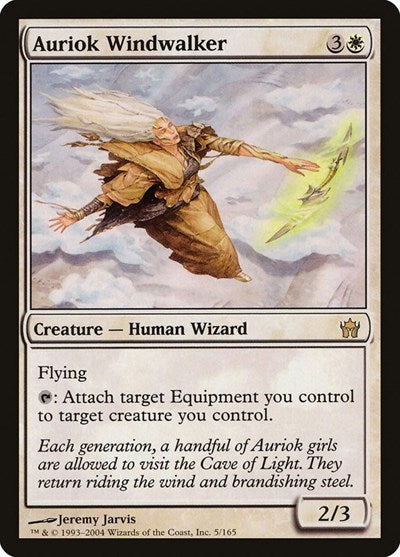 Auriok Windwalker (5DN) #5 Rare (Lightly Played) Fifth Dawn Magic: The Gathering: 2004
