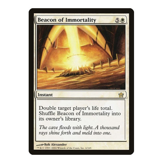 Beacon of Immortality (5DN) #6 Rare (Lightly Played) Fifth Dawn Magic: The Gathering: 2004
