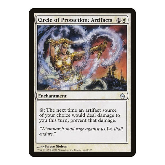 Circle of Protection Artifacts (5DN) #8 Uncommon Fifth Dawn Magic: The Gathering: 2004