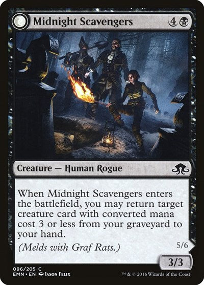 Midnight Scavengers (EMN) #96 Common (Foil Lightly Played) Eldritch Moon Magic: The Gathering: 2016