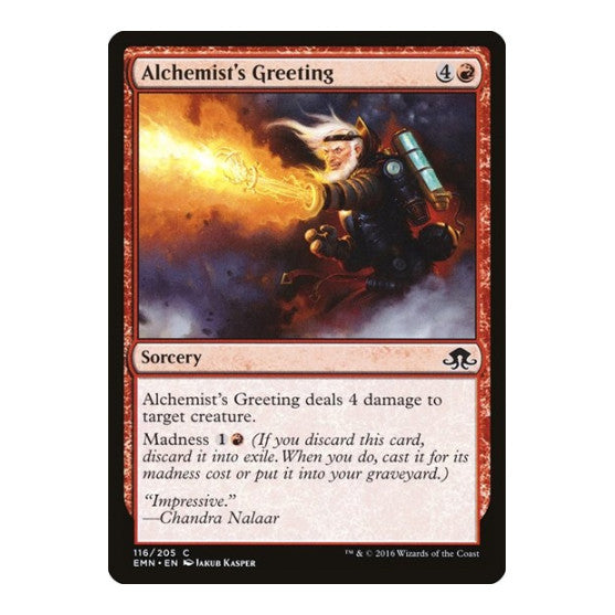 Alchemists Greeting (EMN) #116 Common (Lightly Played) Eldritch Moon Magic: The Gathering: 2016