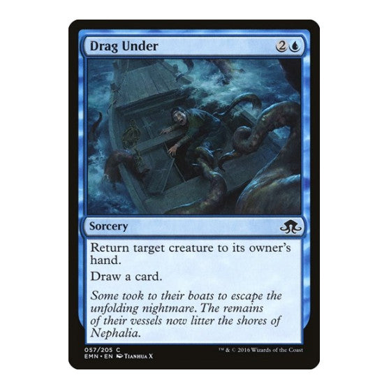Drag Under (EMN) #57 Common (Lightly Played) Eldritch Moon Magic: The Gathering: 2016