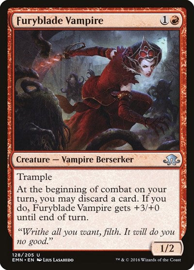 Furyblade Vampire (EMN) #128 Uncommon (Lightly Played) Eldritch Moon Magic: The Gathering: 2016