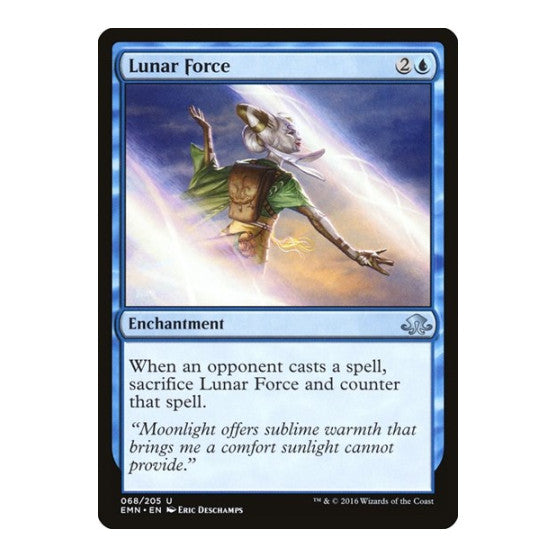 Lunar Force (EMN) #68 Uncommon (Lightly Played) Eldritch Moon Magic: The Gathering: 2016