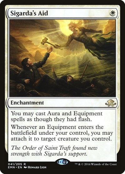 Sigardas Aid (EMN) #41 Rare (Foil Near Mint) Eldritch Moon Magic: The Gathering: 2016