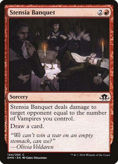 Stensia Banquet (EMN) #144 Common Eldritch Moon Magic: The Gathering: 2016