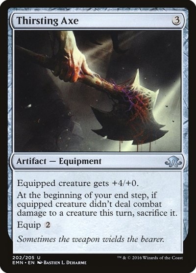 Thirsting Axe (EMN) #202 Uncommon (Moderately Played) Eldritch Moon Magic: The Gathering: 2016