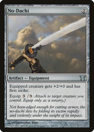 No Dachi (CHK) #264 Uncommon Champions of Kamigawa Magic: The Gathering: 2004