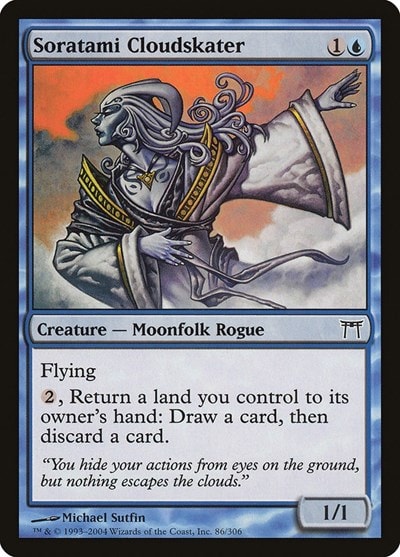 Soratami Cloudskater (CHK) #86 Common (Lightly Played) Champions of Kamigawa Magic: The Gathering: 2004