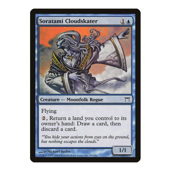 Soratami Cloudskater (CHK) #86 Common (Lightly Played) Champions of Kamigawa Magic: The Gathering: 2004