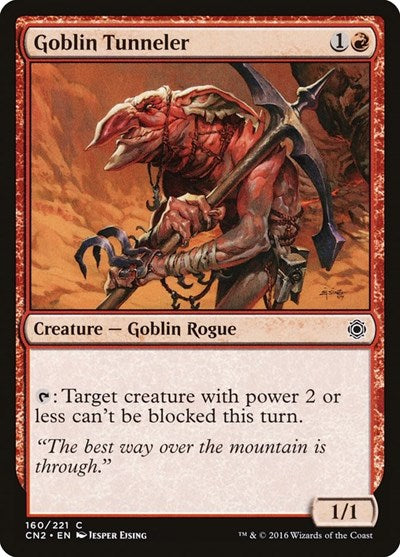 Goblin Tunneler (CN2) #160 Common (Lightly Played) Conspiracy: Take the Crown Magic: The Gathering: 2016