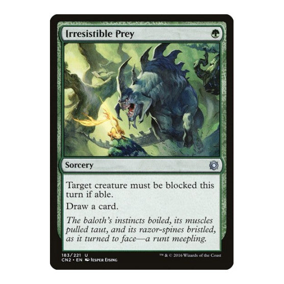 Irresistible Prey (CN2) #183 Uncommon (Moderately Played) Conspiracy: Take the Crown Magic: The Gathering: 2016