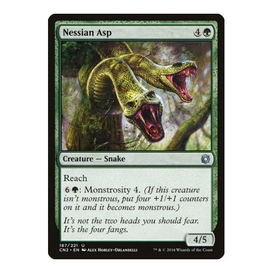 Nessian Asp (CN2) #187 Uncommon (Lightly Played) Conspiracy: Take the Crown Magic: The Gathering: 2016