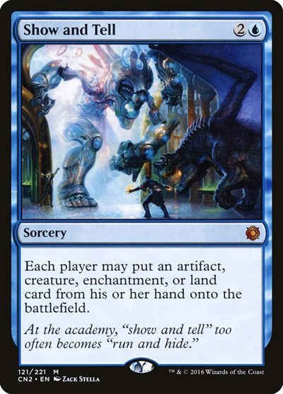 Show and Tell (CN2) #121 Mythic Rare (Near Mint) Conspiracy: Take the Crown Magic: The Gathering: 2016