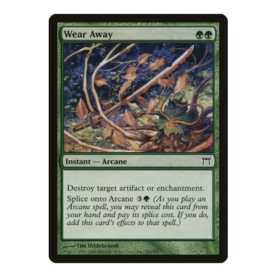 Wear Away (CHK) #250 Common Champions of Kamigawa Magic: The Gathering: 2004