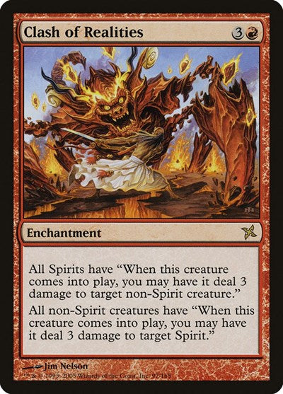 Clash of Realities (BOK) #97 Rare (Lightly Played) Betrayers of Kamigawa Magic: The Gathering: 2005