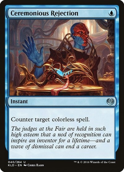 Ceremonious Rejection (KLD) #40 Uncommon (Lightly Played) Kaladesh Magic: The Gathering: 2016