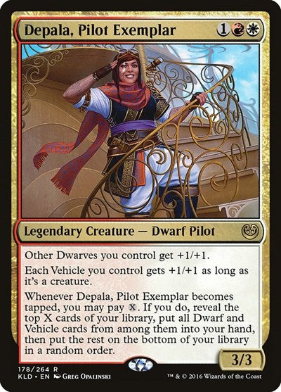 Depala Pilot Exemplar (KLD) #178 Rare Kaladesh Magic: The Gathering: 2016