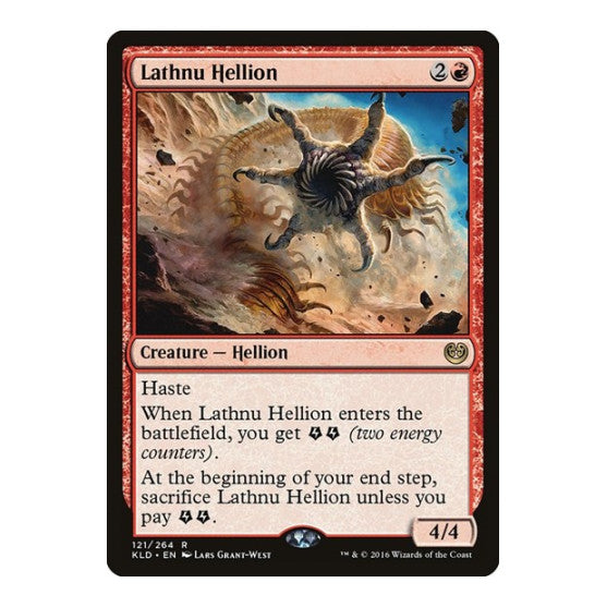 Lathnu Hellion (KLD) #121 Rare (Lightly Played) Kaladesh Magic: The Gathering: 2016