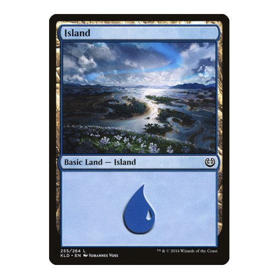 Island 255 (KLD) #255 Land (Foil Lightly Played) Kaladesh Magic: The Gathering: 2016