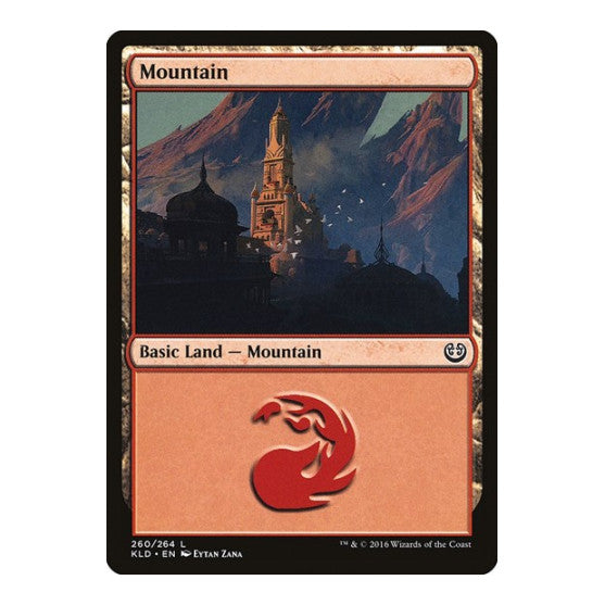 Mountain 260 (KLD) #260 Land (Foil Lightly Played) Kaladesh Magic: The Gathering: 2016