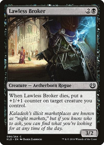 Lawless Broker (KLD) #86 Common (Foil Lightly Played) Kaladesh Magic: The Gathering: 2016