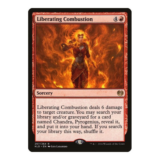 Liberating Combustion (KLD) #267 Rare (Lightly Played) Kaladesh Magic: The Gathering: 2016