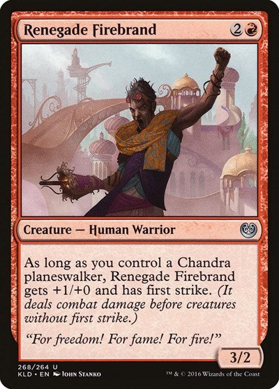 Renegade Firebrand (KLD) #268 Uncommon (Lightly Played) Kaladesh Magic: The Gathering: 2016