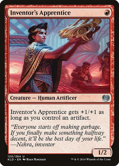 Inventors Apprentice (KLD) #120 Uncommon (Lightly Played) Kaladesh Magic: The Gathering: 2016