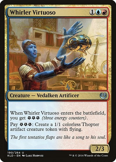 Whirler Virtuoso (KLD) #190 Uncommon (Lightly Played) Kaladesh Magic: The Gathering: 2016