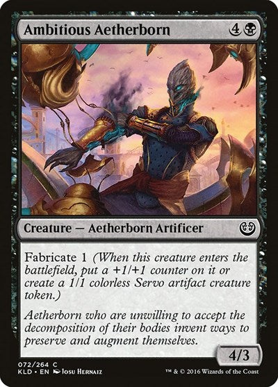 Ambitious Aetherborn (KLD) #72 Common (Lightly Played) Kaladesh Magic: The Gathering: 2016