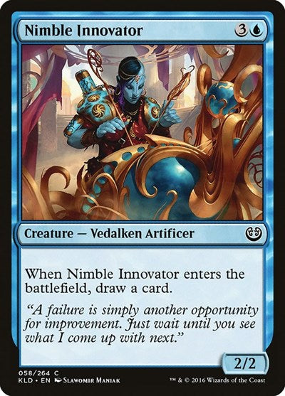 Nimble Innovator (KLD) #58 Common (Lightly Played) Kaladesh Magic: The Gathering: 2016