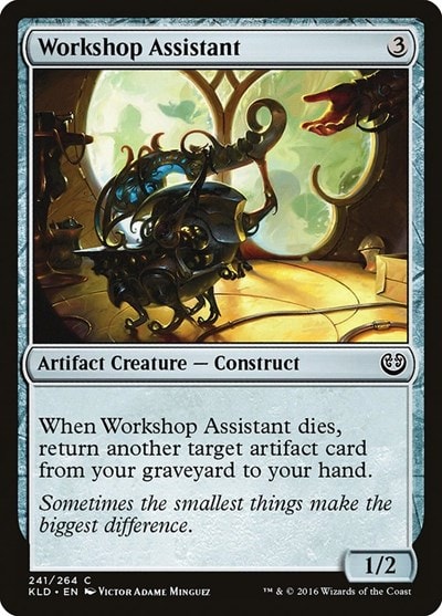 Workshop Assistant (KLD) #241 Common (Lightly Played) Kaladesh Magic: The Gathering: 2016