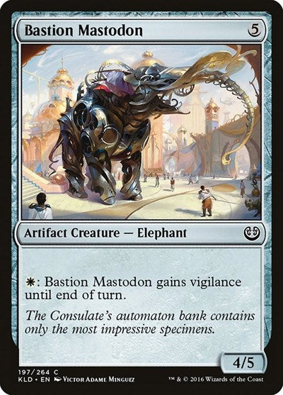 Bastion Mastodon (KLD) #197 Common (Lightly Played) Kaladesh Magic: The Gathering: 2016
