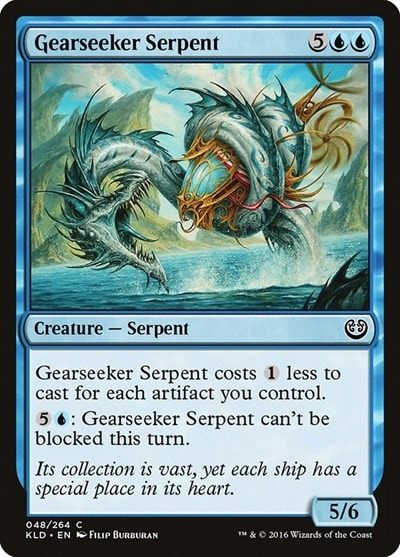 Gearseeker Serpent (KLD) #48 Common (Lightly Played) Kaladesh Magic: The Gathering: 2016