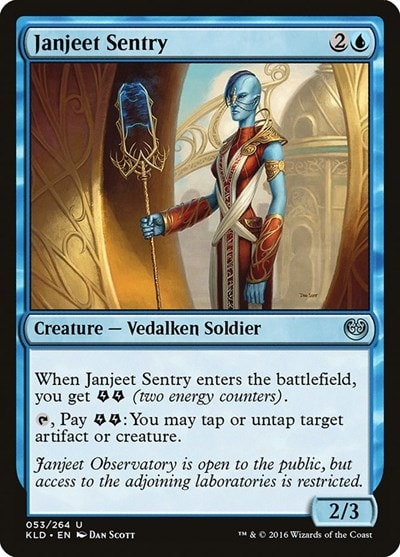 Janjeet Sentry (KLD) #53 Uncommon (Lightly Played) Kaladesh Magic: The Gathering: 2016