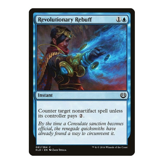 Revolutionary Rebuff (KLD) #61 Common (Lightly Played) Kaladesh Magic: The Gathering: 2016