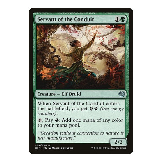 Servant of the Conduit (KLD) #169 Uncommon (Lightly Played) Kaladesh Magic: The Gathering: 2016