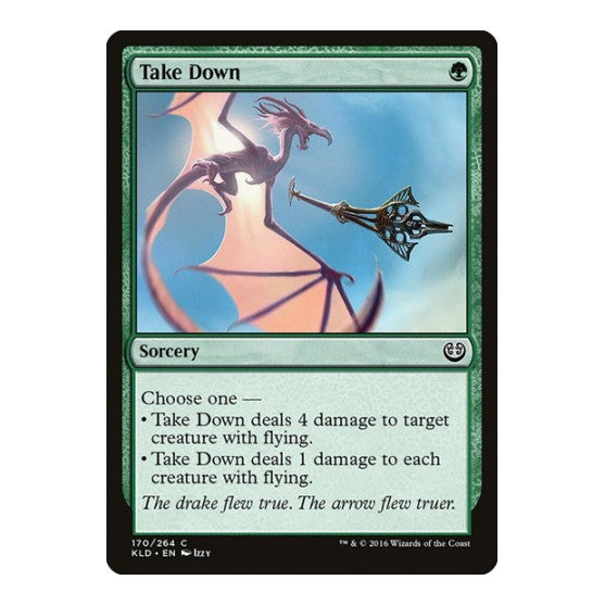 Take Down (KLD) #170 Common (Lightly Played) Kaladesh Magic: The Gathering: 2016