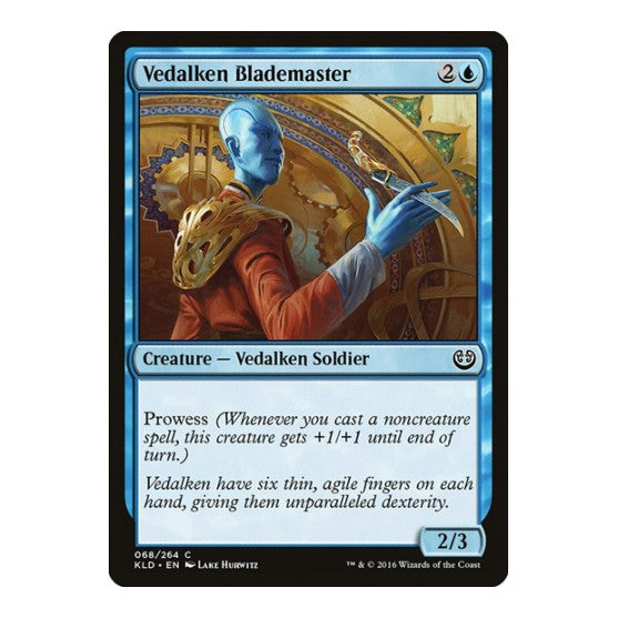 Vedalken Blademaster (KLD) #68 Common Kaladesh Magic: The Gathering: 2016