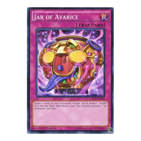 Jar of Avarice (LDK2) #LDK2-ENK38 Common (Unlimited Lightly Played) Legendary Decks II YuGiOh: 2016