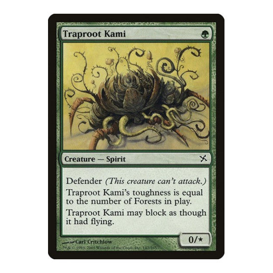 Traproot Kami (BOK) #147 Common (Lightly Played) Betrayers of Kamigawa Magic: The Gathering: 2005