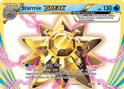 Starmie BREAK (EVO) #32/108 Rare BREAK (Holofoil Lightly Played) XY - Evolutions Pokemon: 2016