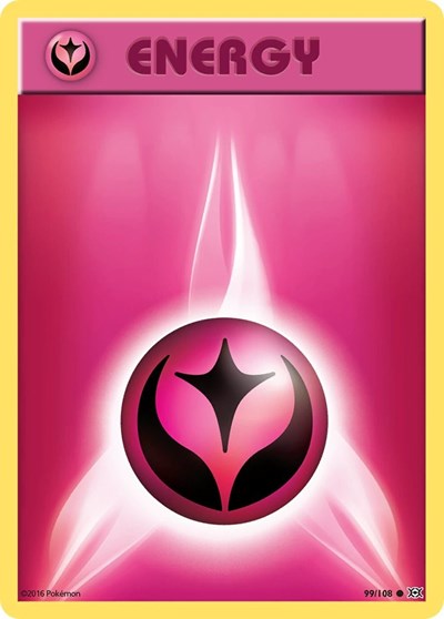 Fairy Energy (EVO) #99/108 Common (Reverse Holofoil Lightly Played) XY - Evolutions Pokemon: 2016