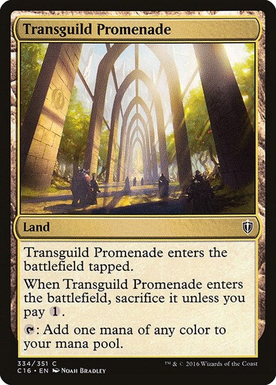 Transguild Promenade (C16) #334 Common (Lightly Played) Commander 2016 Magic: The Gathering: 2016