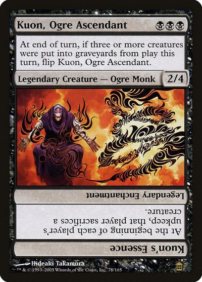 Kuon Ogre Ascendant (SOK) #78 Rare (Lightly Played) Saviors of Kamigawa Magic: The Gathering: 2005