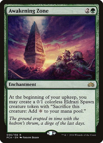 Awakening Zone (PCA) #56 Rare (Moderately Played) Planechase Anthology Magic: The Gathering: 2016