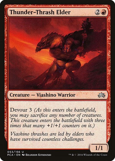 Thunder Thrash Elder (PCA) #53 Uncommon (Lightly Played) Planechase Anthology Magic: The Gathering: 2016