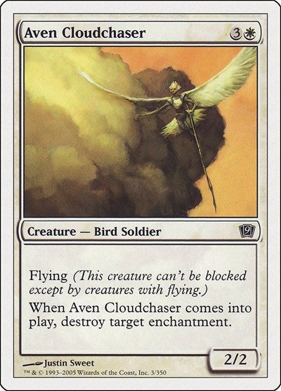 Aven Cloudchaser (9ED) #3★ Common (Moderately Played) 9th Edition Magic: The Gathering: 2005